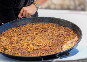 Restaurante en la playa de Cullera - paella