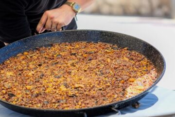 Restaurante en la playa de Cullera - paella